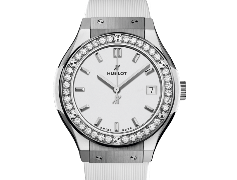 Classic Fusion Titanium White Diamonds 33 mm | Hublot